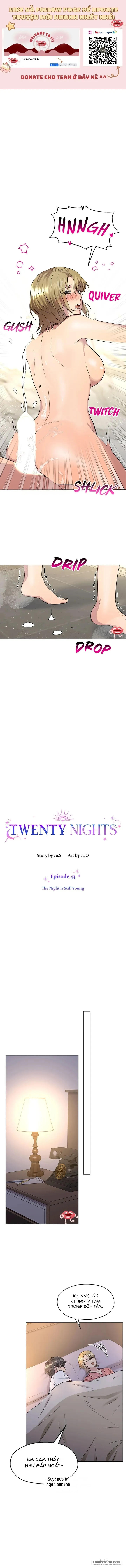 [18+] Twenty Nights - Chap 43 - Trang 0