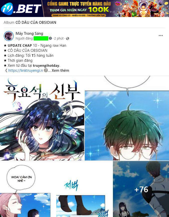 Cô Dâu Của Obsidian - Chap 10.2 - Trang 0