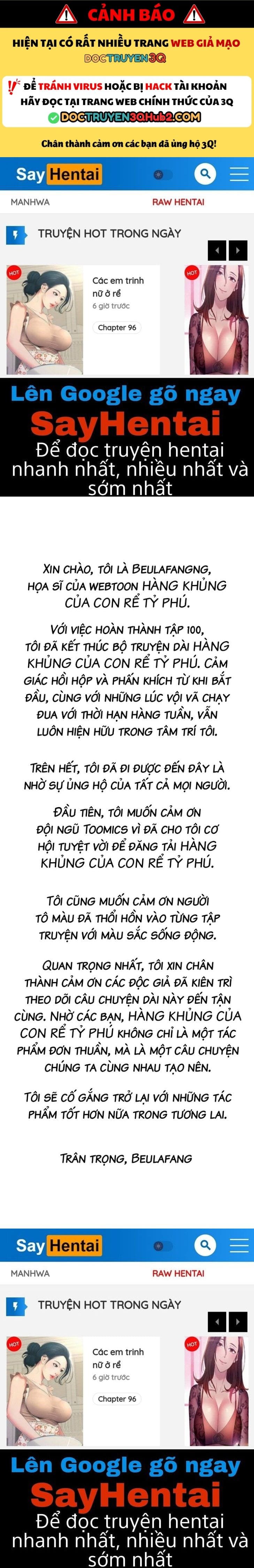 Hàng Khủng Của Con Rể Tỉ Phú - Chap 101