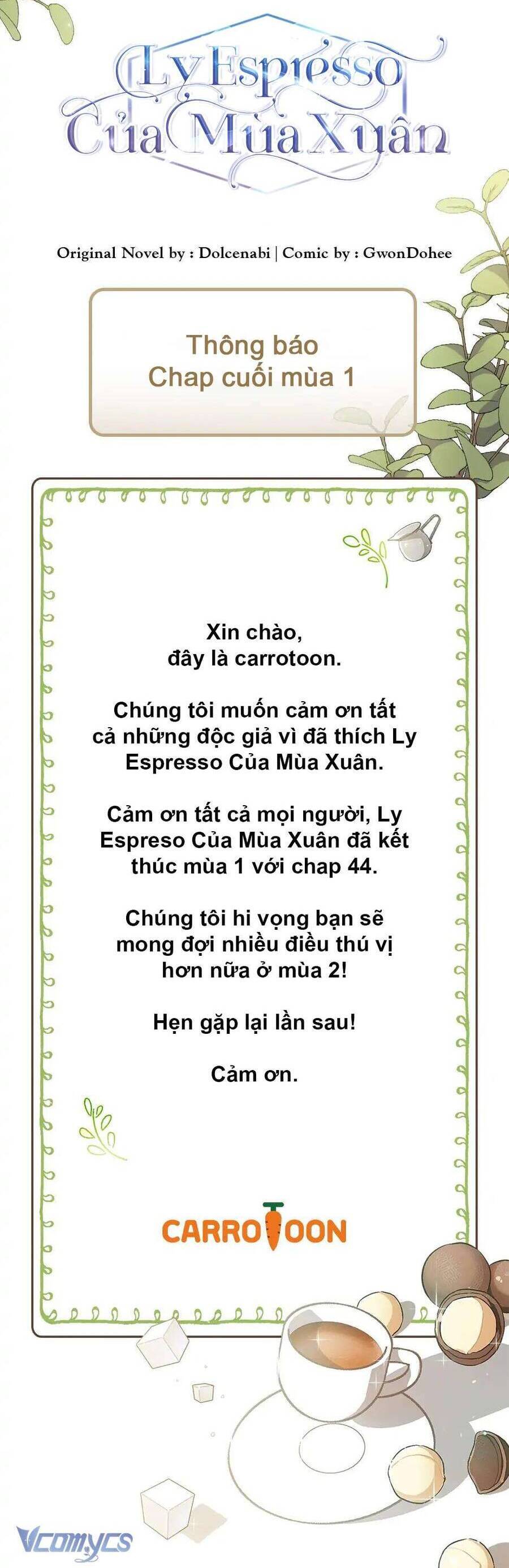 Ly Espresso Của Mùa Xuân - Chap 44 - Trang 52