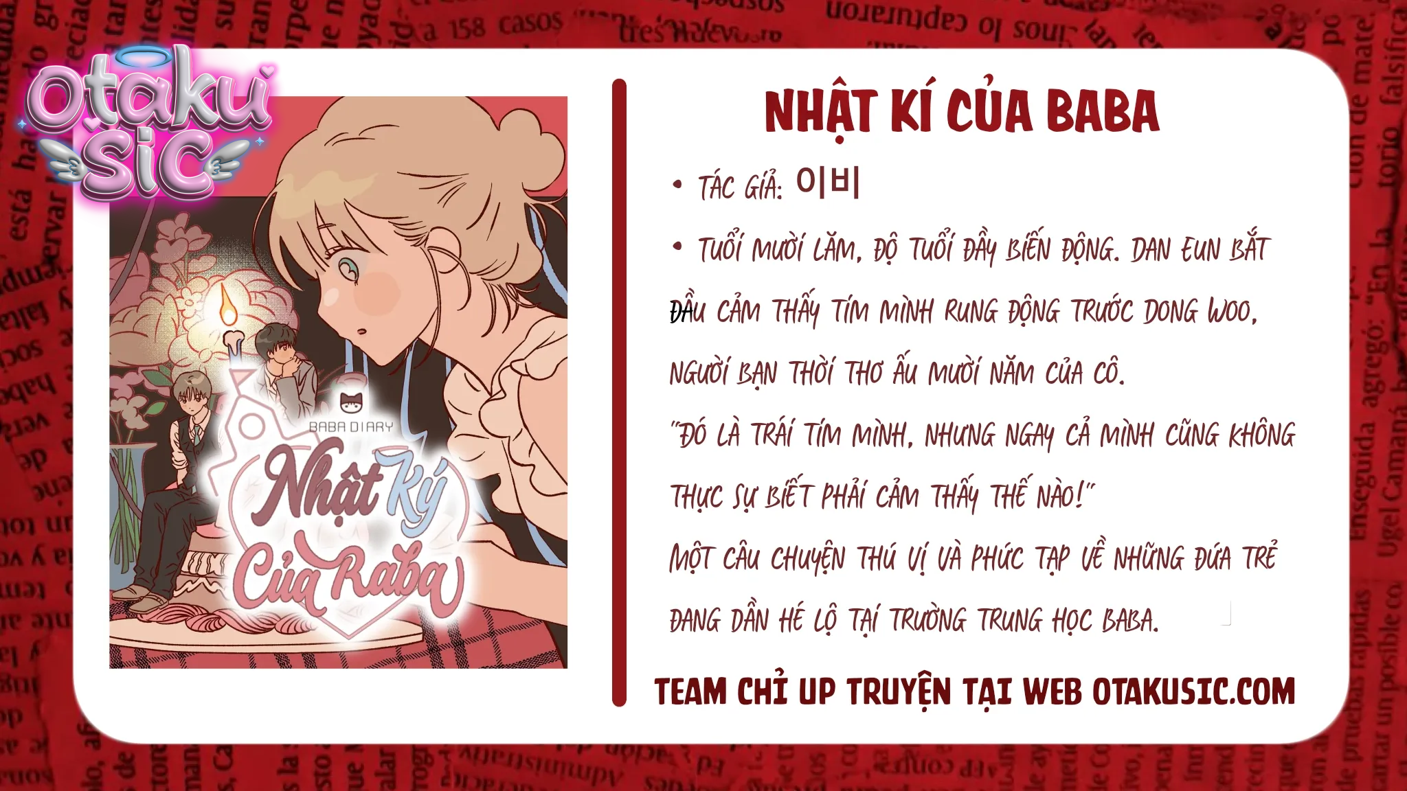 Nhật Kí Của Baba - Chap 8