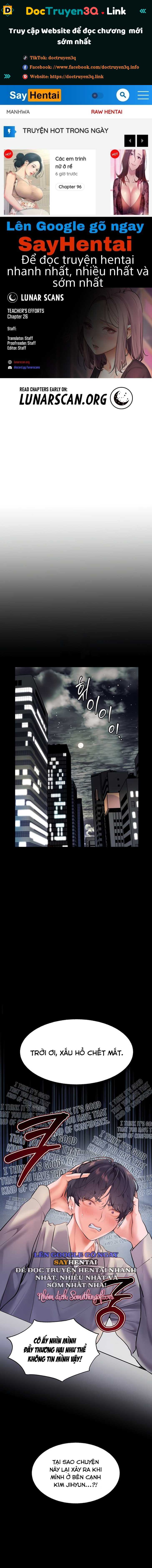 Nỗ Lực Của Gia Sư - Chap 26 - Trang 0