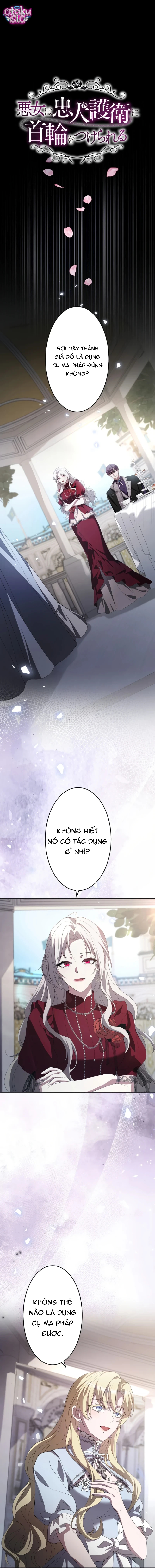 Nữ Phản Diện Bị Kỵ Sĩ Trung Thành Bắt Giữ - Chap 8 - Trang 0