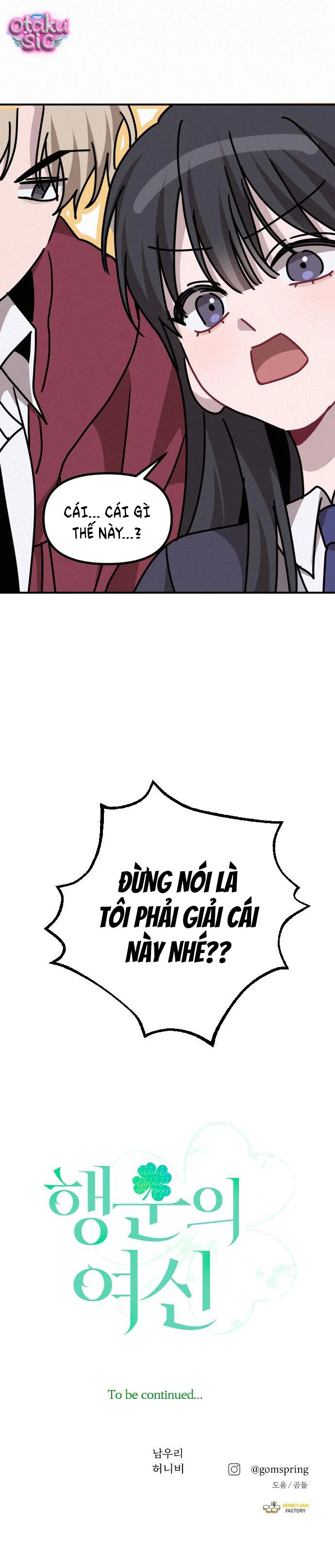Nữ Thần May Mắn - Chap 3