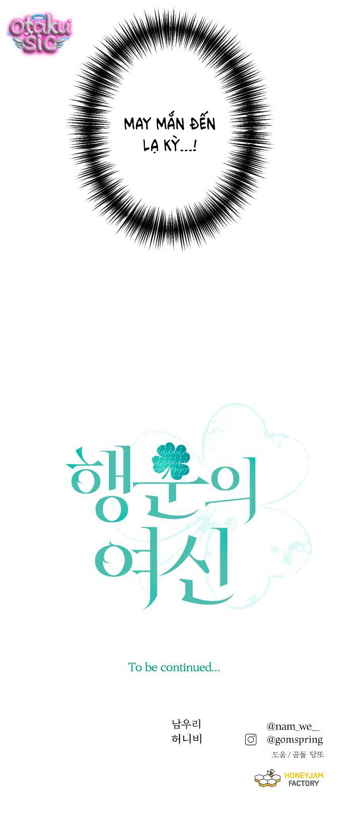 Nữ Thần May Mắn - Chap 5