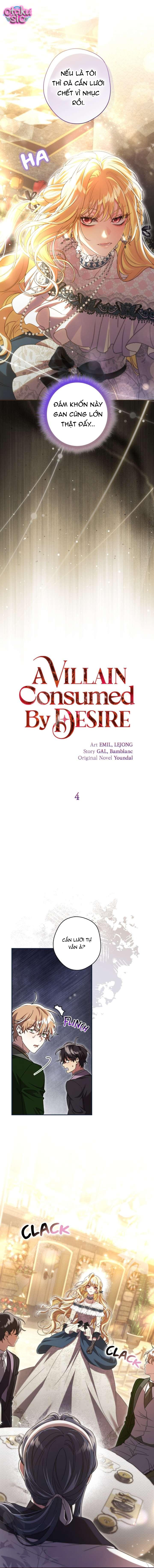 Phản Diện Bị Dục Vọng Nuốt Chửng - Chap 4
