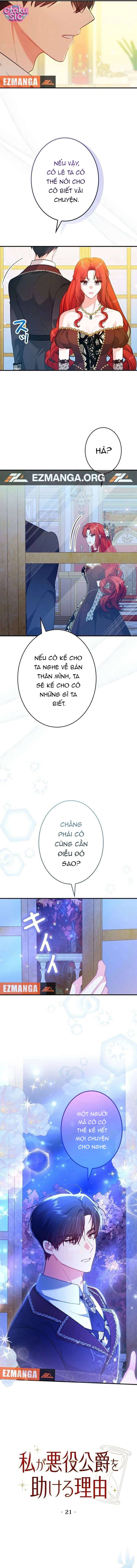Tại sao cô ấy lại giúp kẻ phản diện - Chap 21