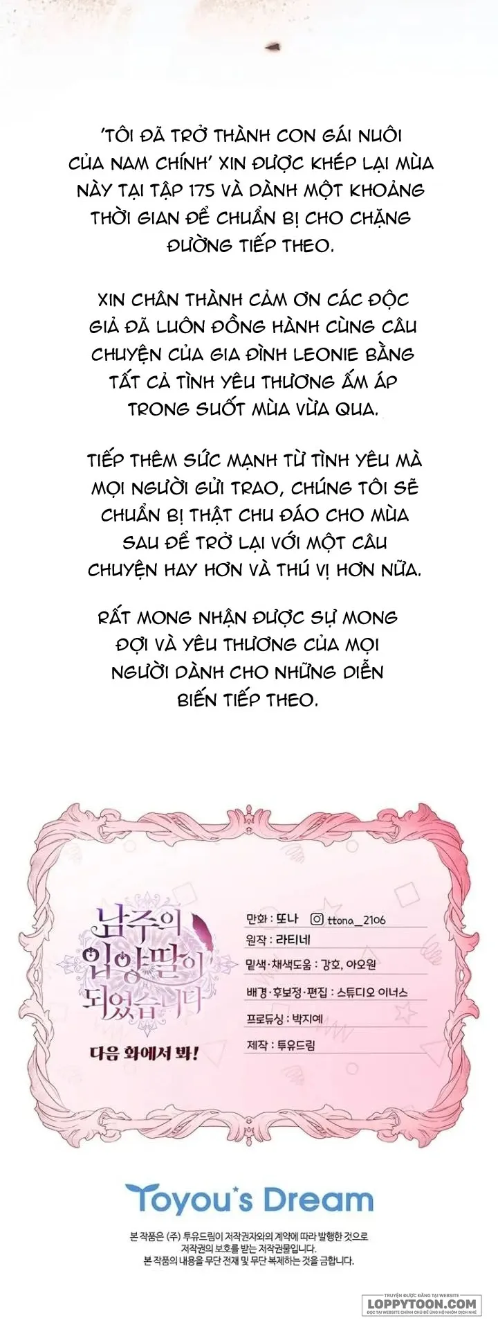 Tôi Đã Trở Thành Con Gái Nuôi Của Nam Chính - Chap 175 - end ss4 - Trang 47