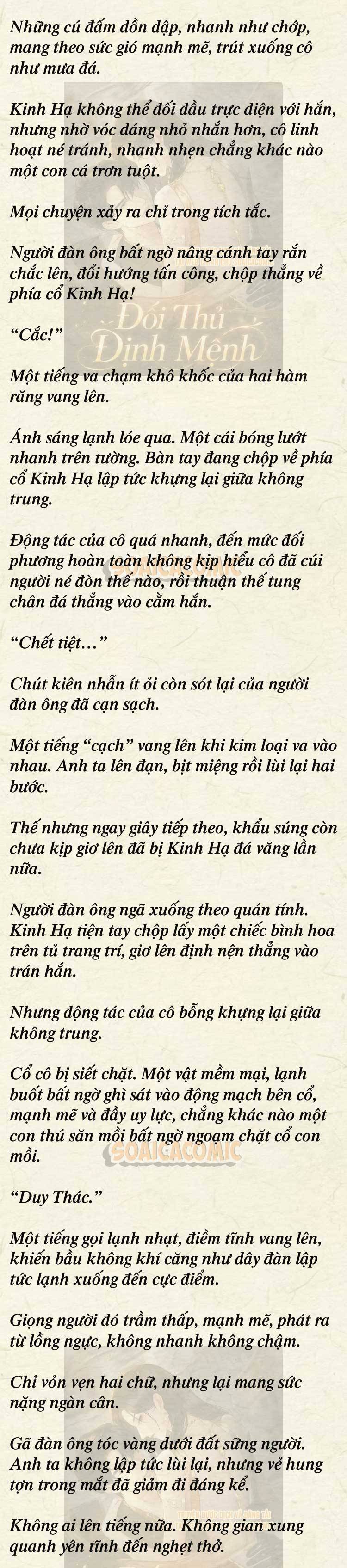 [TRUYỆN CHỮ] Đối Thủ Định Mệnh - Chap [TRUYỆN CHỮ] Đối Thủ [...] – Chap Năm