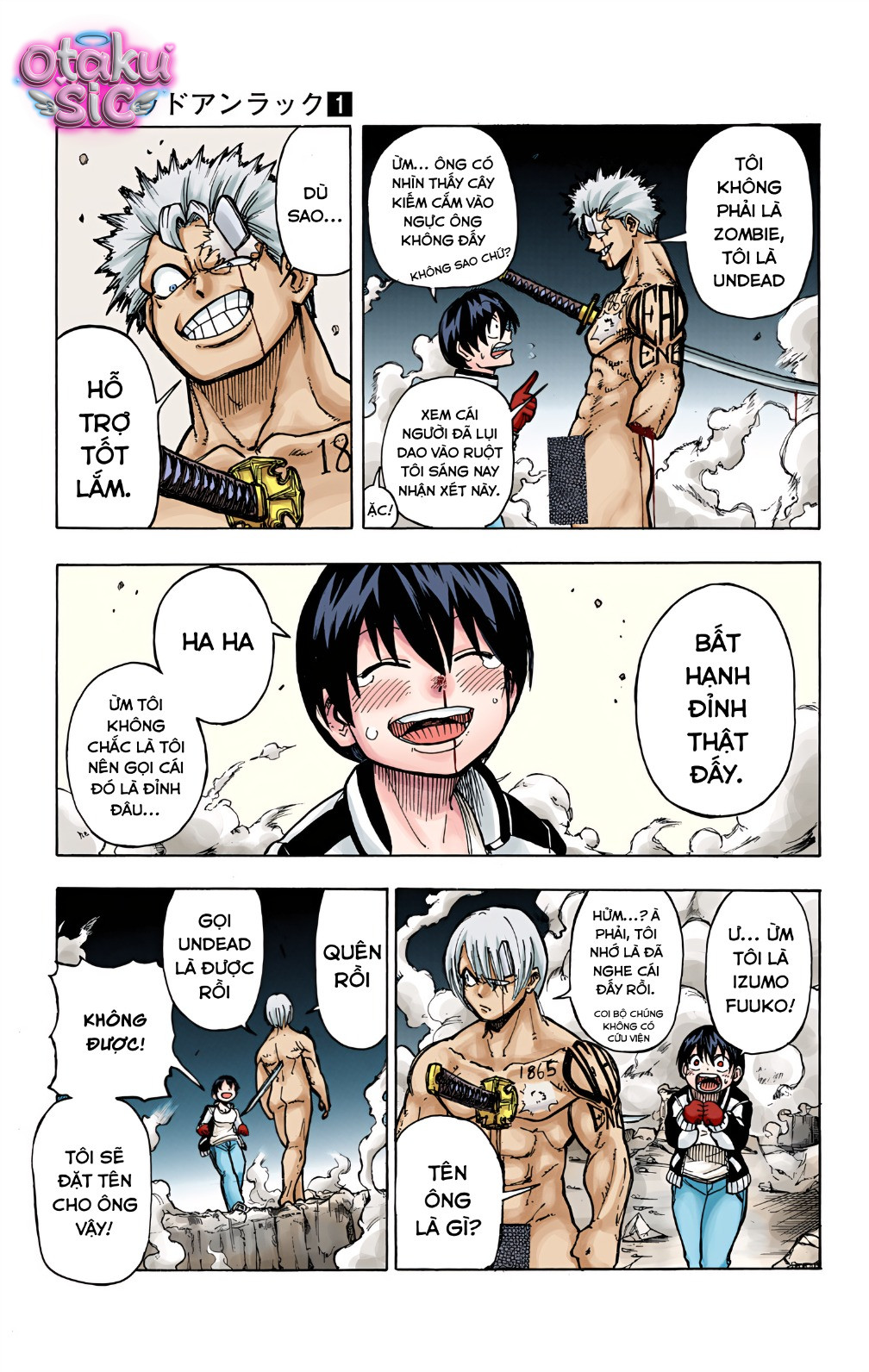 Undead Unluck Bản màu - Chap 1