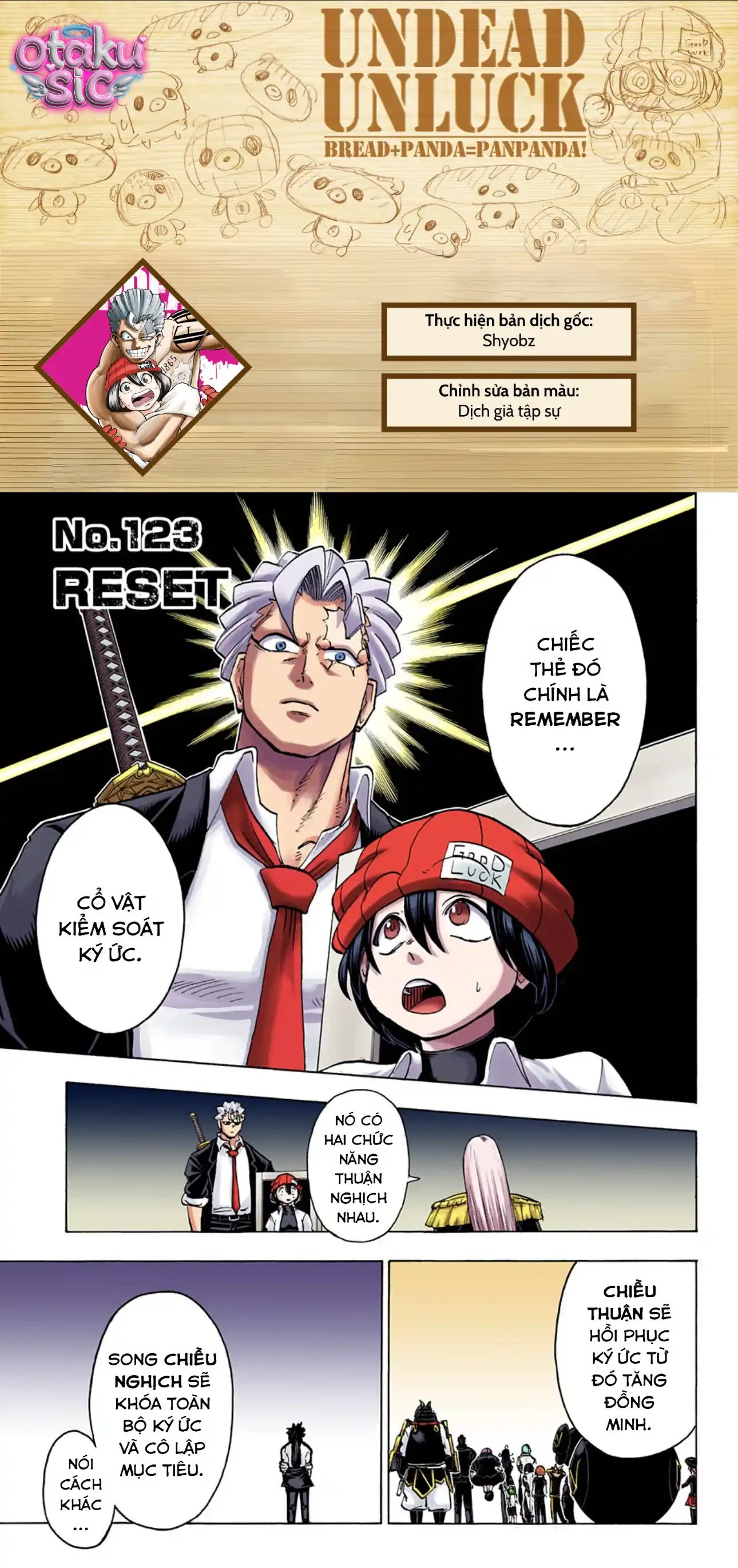 Undead Unluck Bản màu - Chap 123