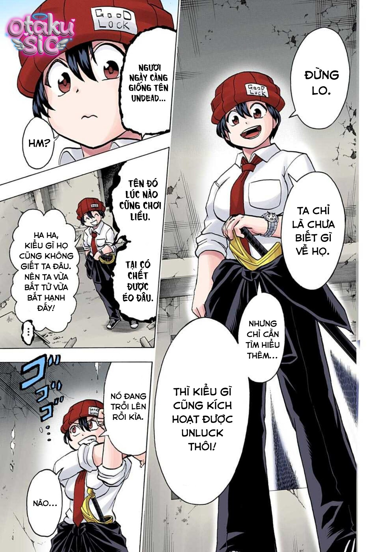 Undead Unluck Bản màu - Chap 72