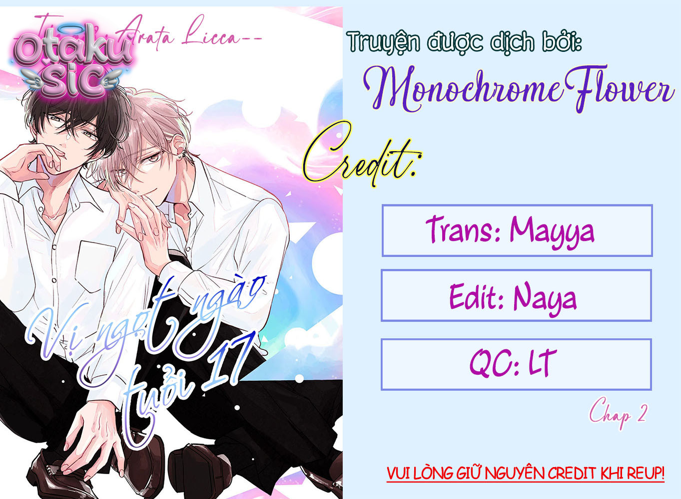 Vị ngọt ngào tuổi 17 - Chap 2